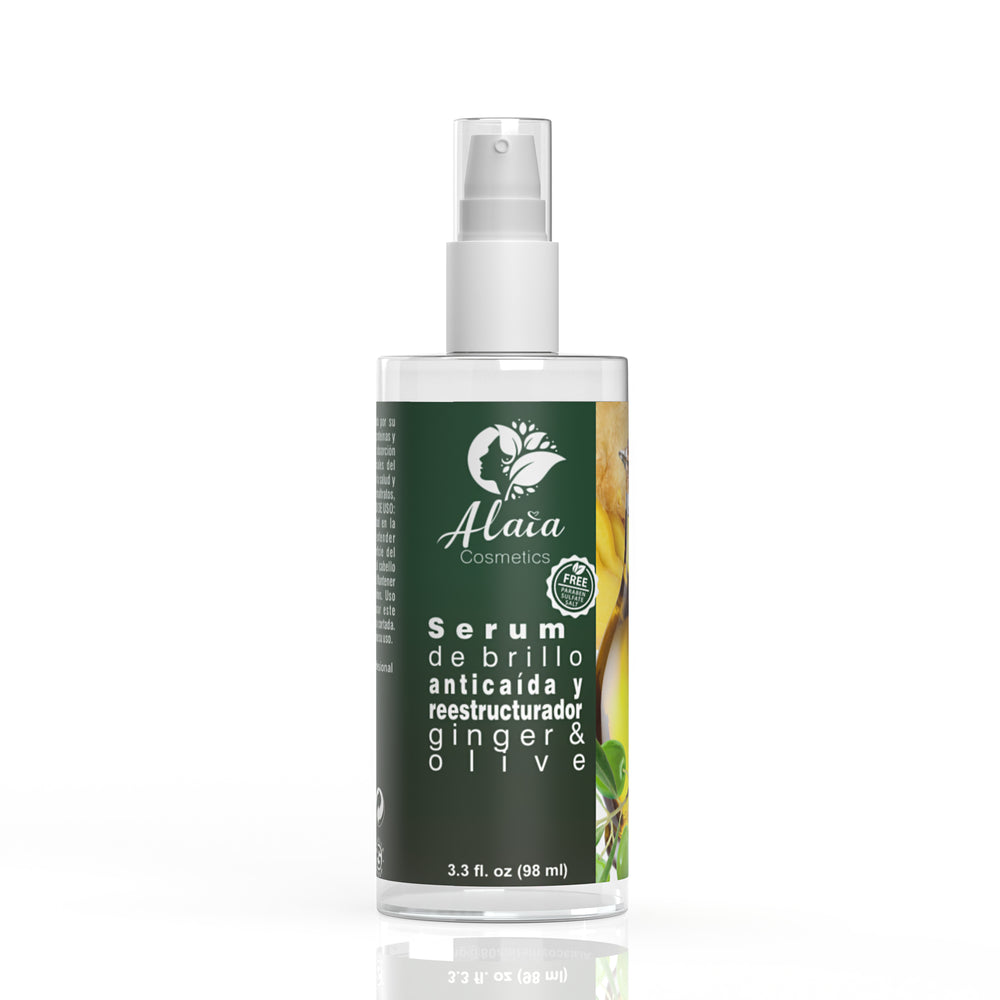 SERUM DE BRILLO DE JENGIBRE Y OLIVA
